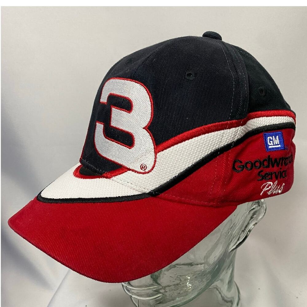 Dale Earnhardt Flame Snapback Hat Chase Authentic NASCAR RCR 90s